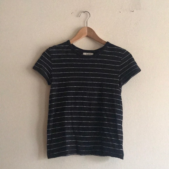Madewell Tops - Madewell Hi Fi Shrunken Tee in Choreo Stripe